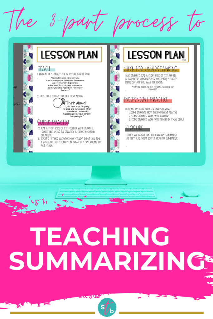 teaching-summarizing-strategy